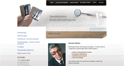 Desktop Screenshot of drkubica.pl